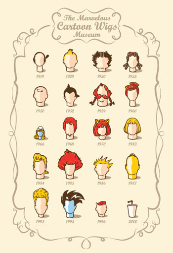Tshirt-Cartoon-Wig Tshirt-Cartoon-Wig